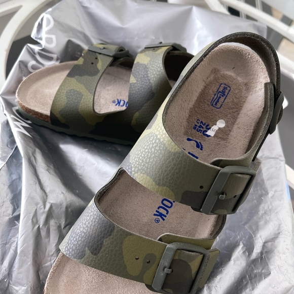 BIRKENSTOCK Milano Camo Birko Flor Sandal Army camouflage sandal 7 - 7.5 size 38 - Picture 10 of 16